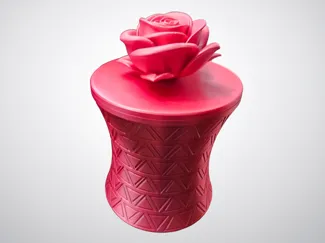 Rose Blossom Keepsake Vase