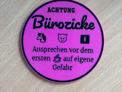 Office Bitch coaster