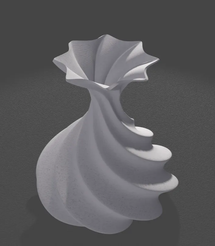 Spiral Decor Vase