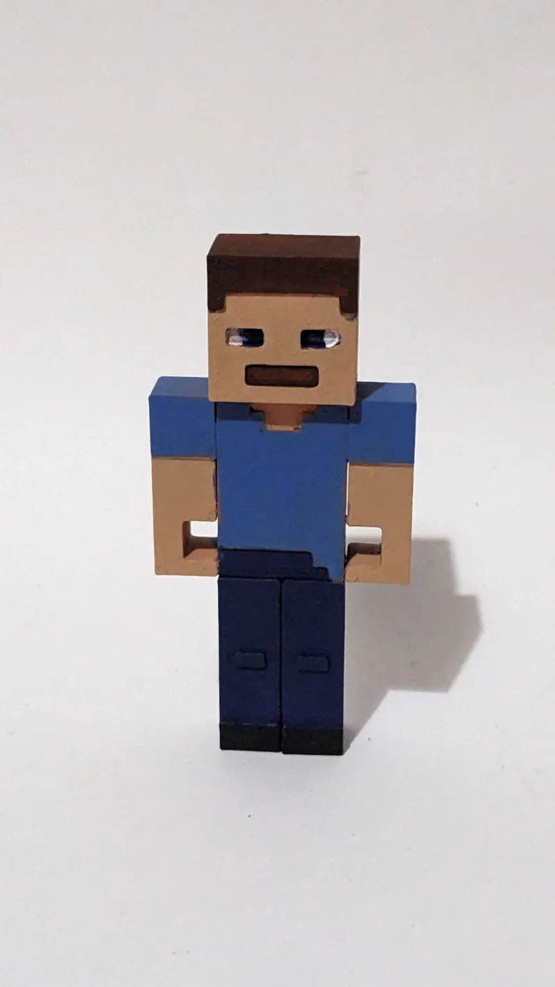Minecraft Steve Card Kit 
