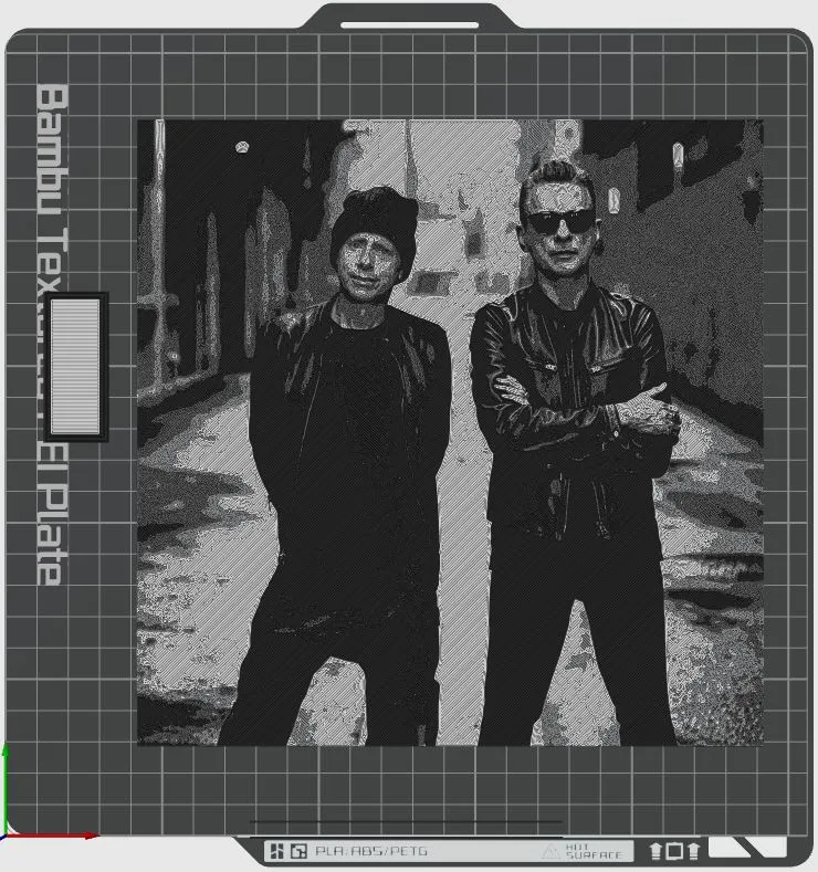 Depeche Mode HueForge
