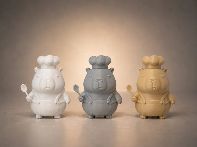 Cute Capibara Cocinero