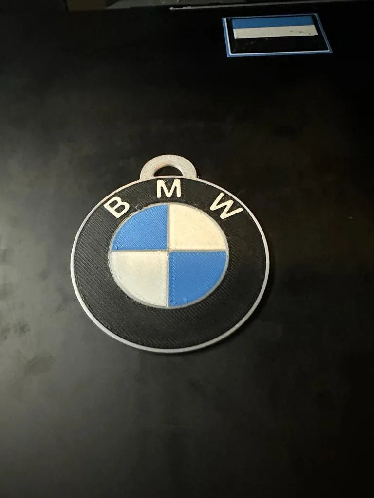 BMW Multicolored Keychain