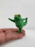 Фигурка Жаба в йога поза