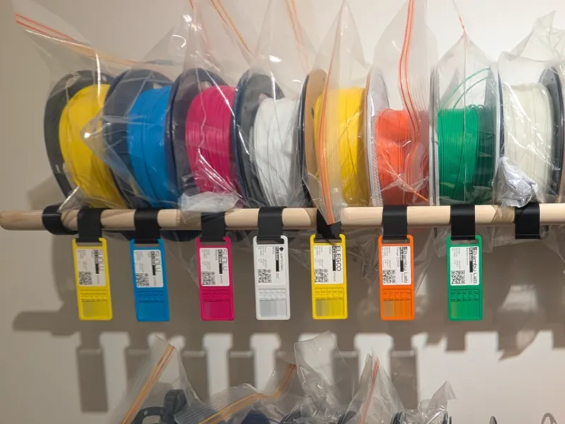 Filament Sample Card Hanger (22mm / 7/8" Dowel)