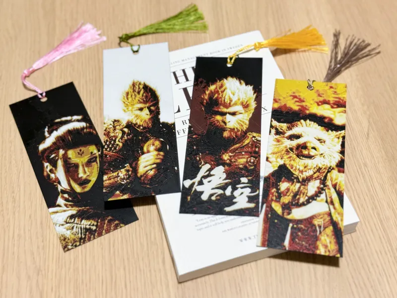 Black Myth Wukong Bookmarks Set ColorRelief 6*16cm