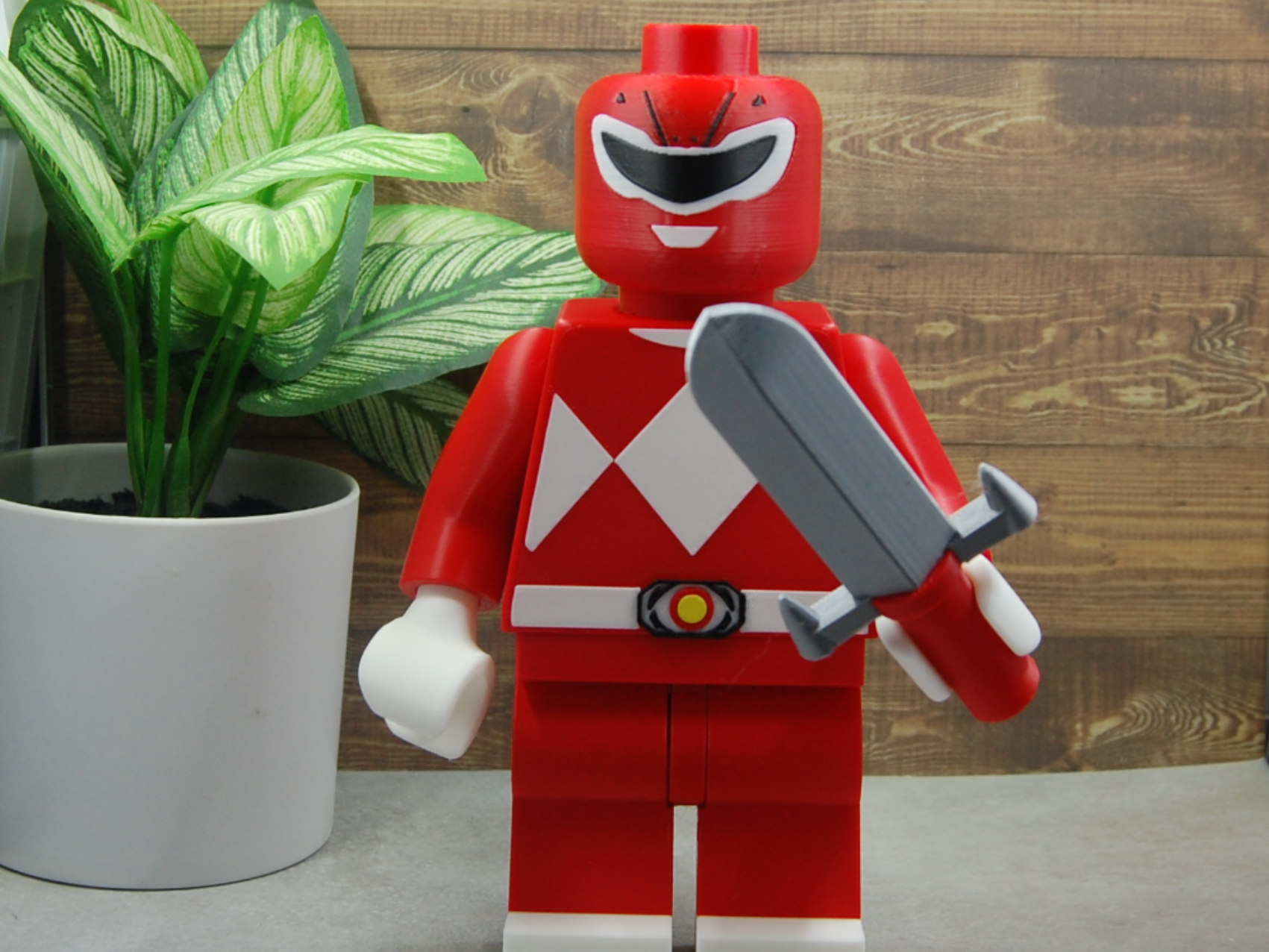 500% Brick - Red Power Ranger