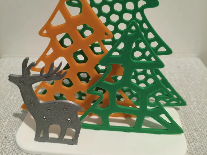 Voronoi Christmas Forest Modular Set No AMS