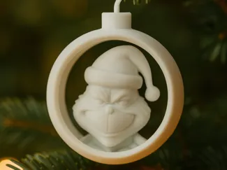 Christmas bauble Grinch Ball