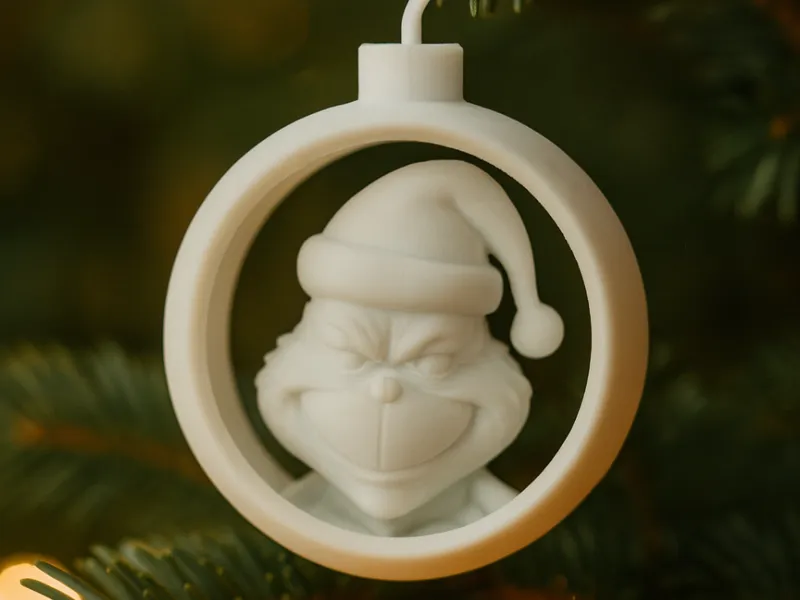 Christmas bauble Grinch Ball