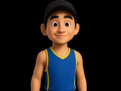 assembleable basketball player