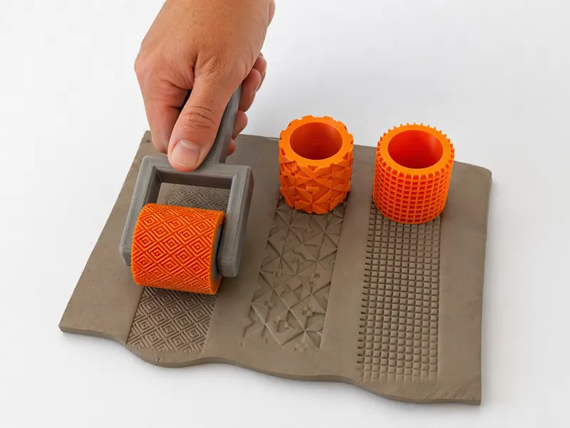 Texture Roller Set Modular (3 Designs + Griff)