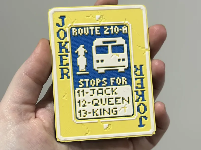 Balatro Joker - Ride the Bus - Hueforge