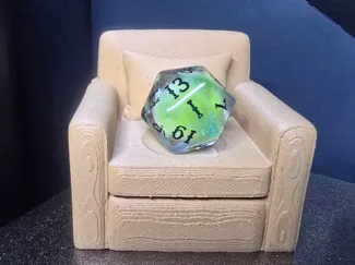 Dice hotel corner chair