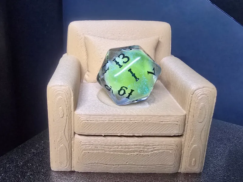 Dice hotel corner chair