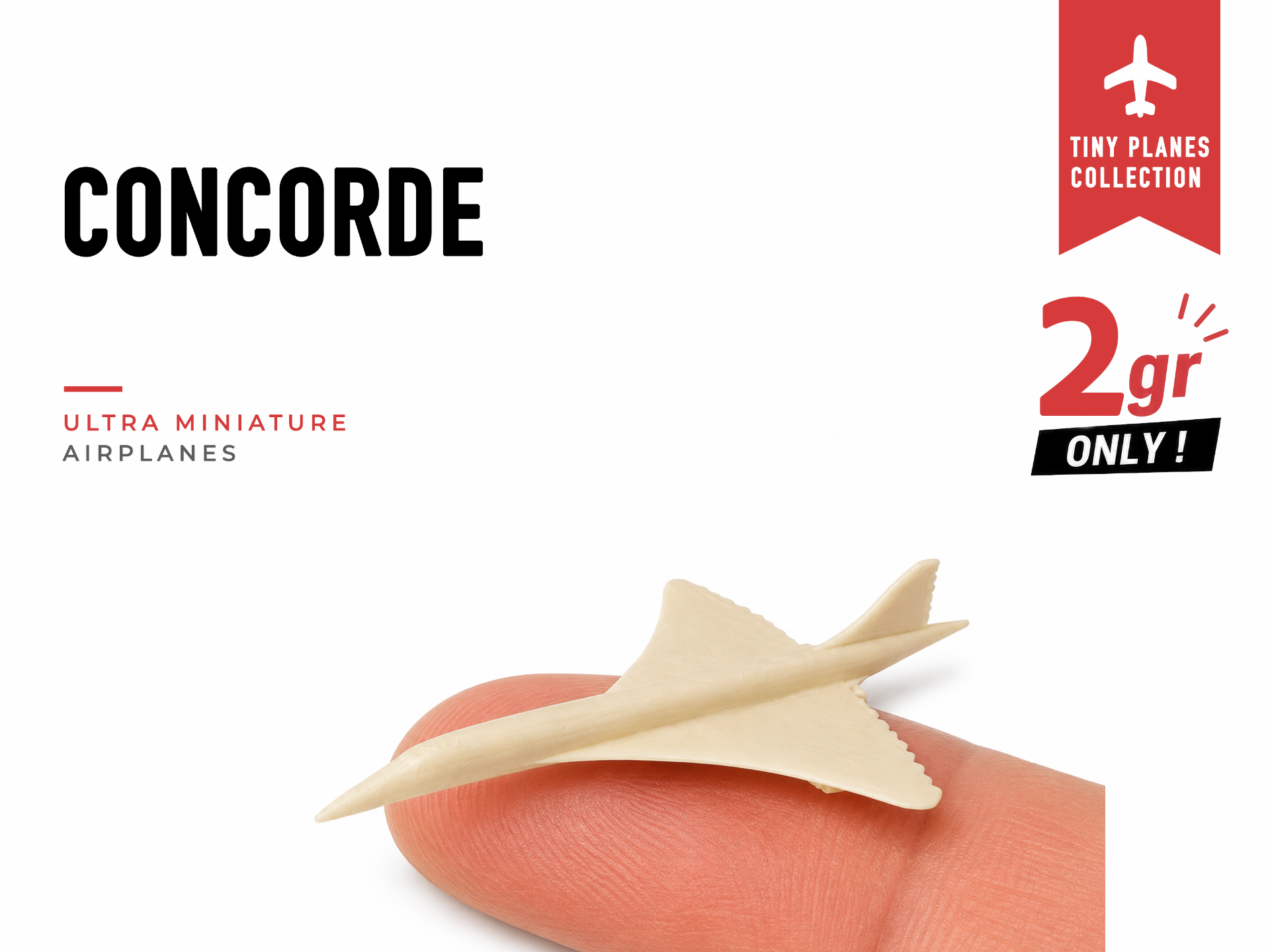 Tiny Concorde - Mini Planes Series