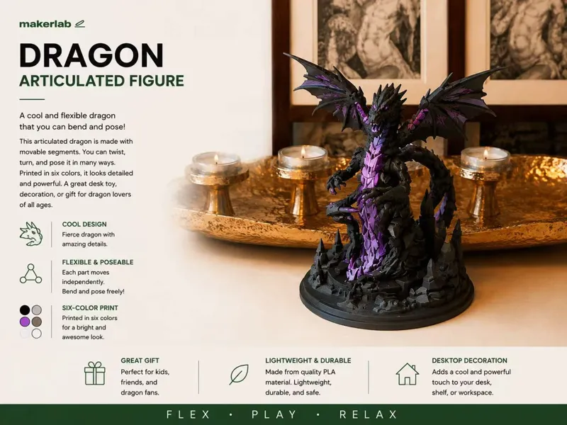 Dragon ( 6 colour)
