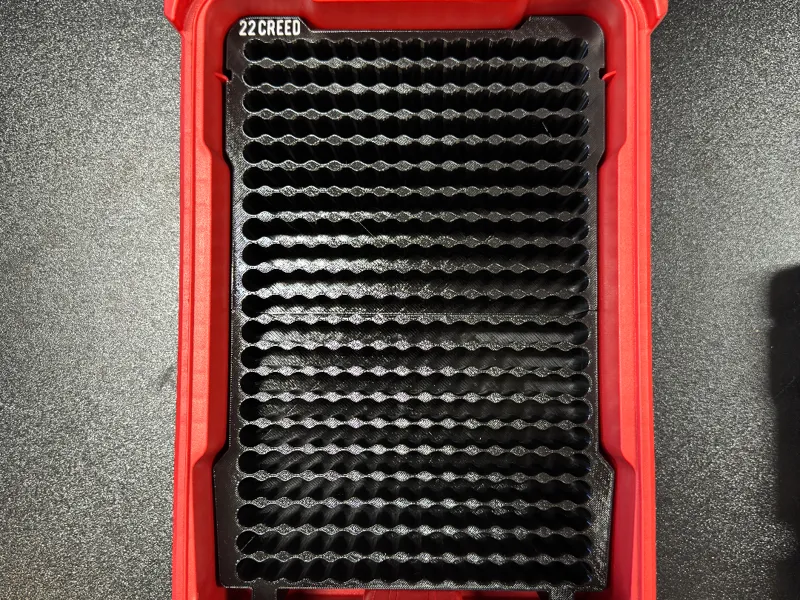 Milwaukee Packout 22 Creedmoor  Ammo Storage