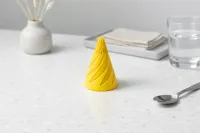 Faster, 0.2mm layer, 2 walls, 5% infill, 31g, spiral fidget!