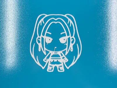 Kpop Deamon Hunters Huntrix Mira Outline