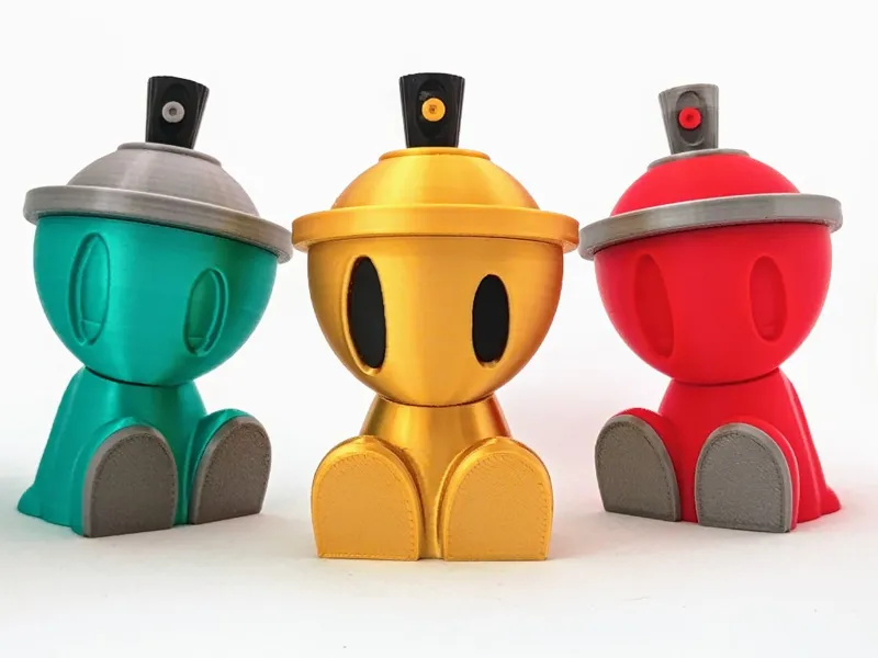 Cute Sitting Spraycan