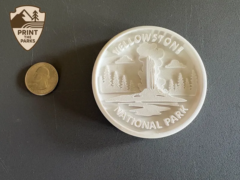 Yellowstone National Park Medallion