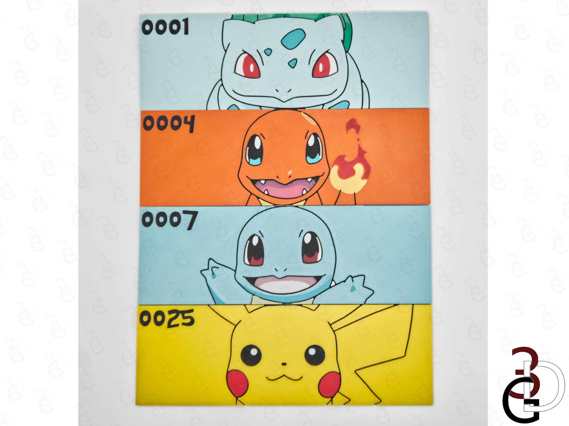 Pokemon Face Bookmarks - Set 1