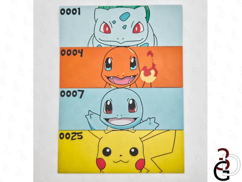 Pokemon Face Bookmarks - Set 1