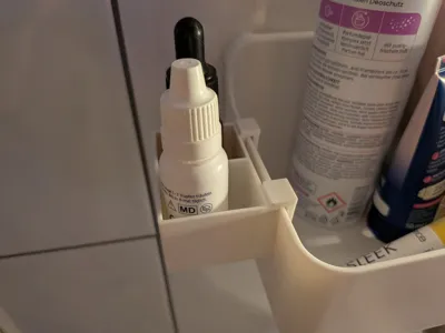 Hook-mount storage bin