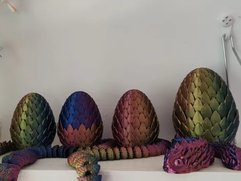 12-Centimeter Dragon Egg (3D-Printed)