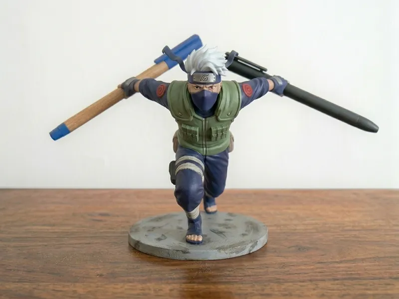 Kakashi Dual Pen Holder Organizer (Naruto Fanart)