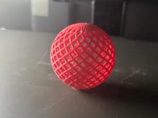 Airless ping pong ball
