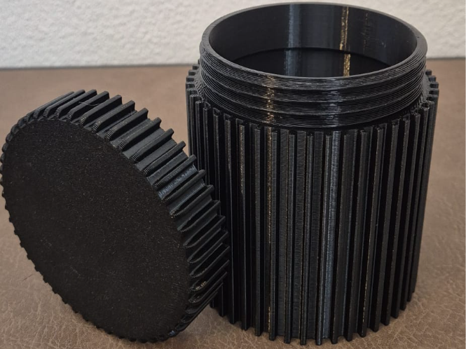 modern Jar with Screw Lid