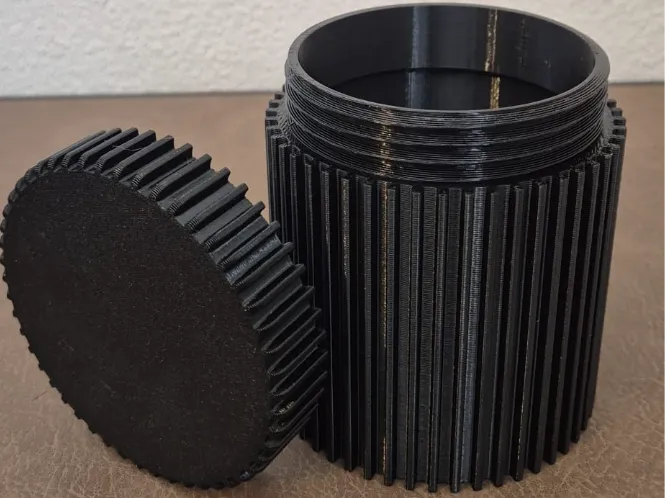 modern Jar with Screw Lid