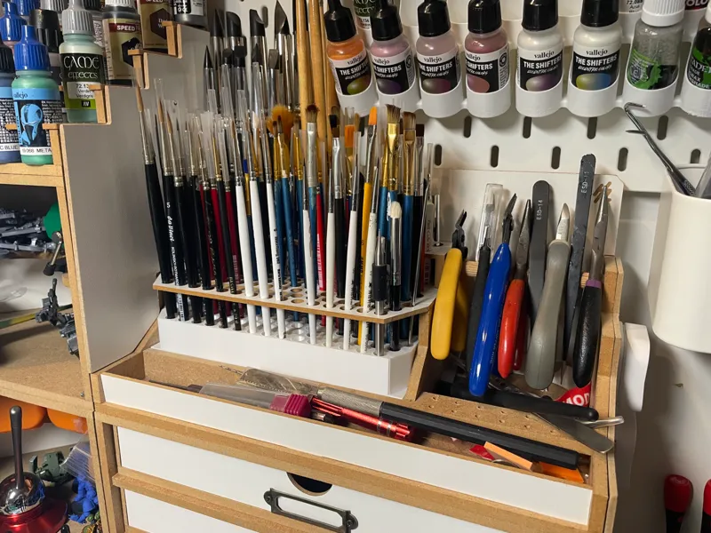 Brushes holder for Hobbyzone OM07a