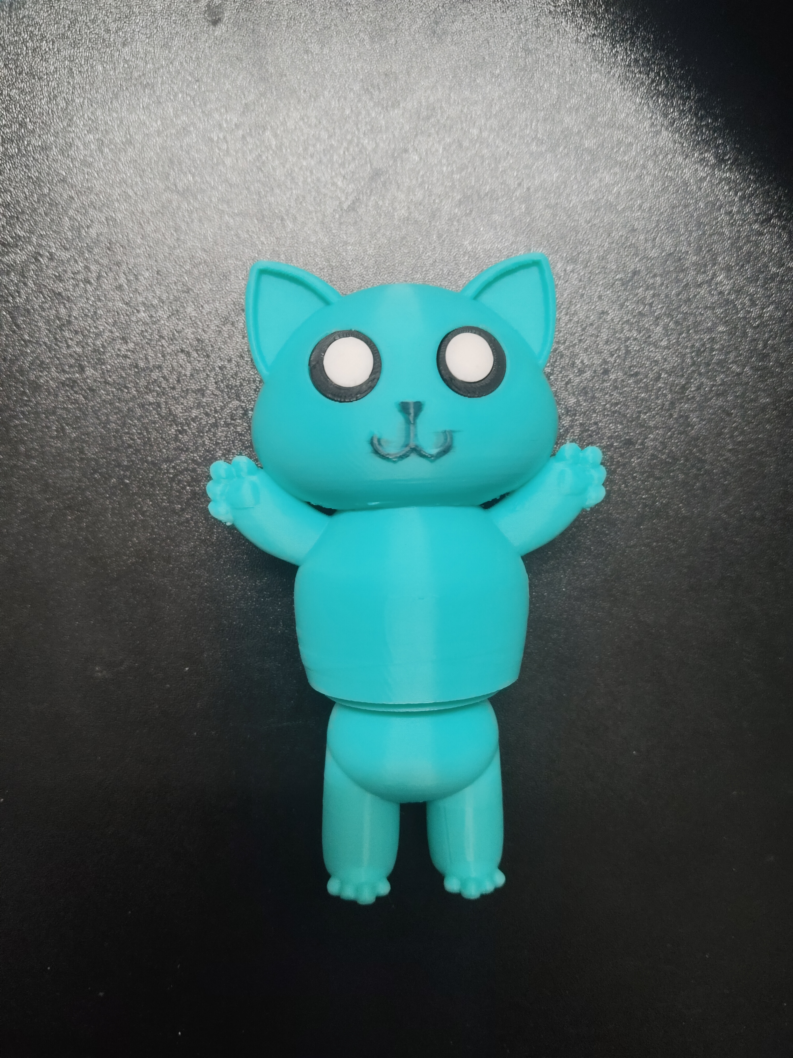 Miniatura 2 do modelo 3D 猫猫是液体-伸缩外星猫