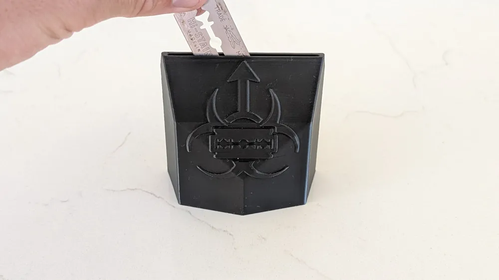 Compact Sharps Container for Razor Blade Disposal by Jelly Panic ...