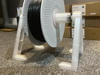Enhanced spool holder: Bambu Lab's reusable spool
