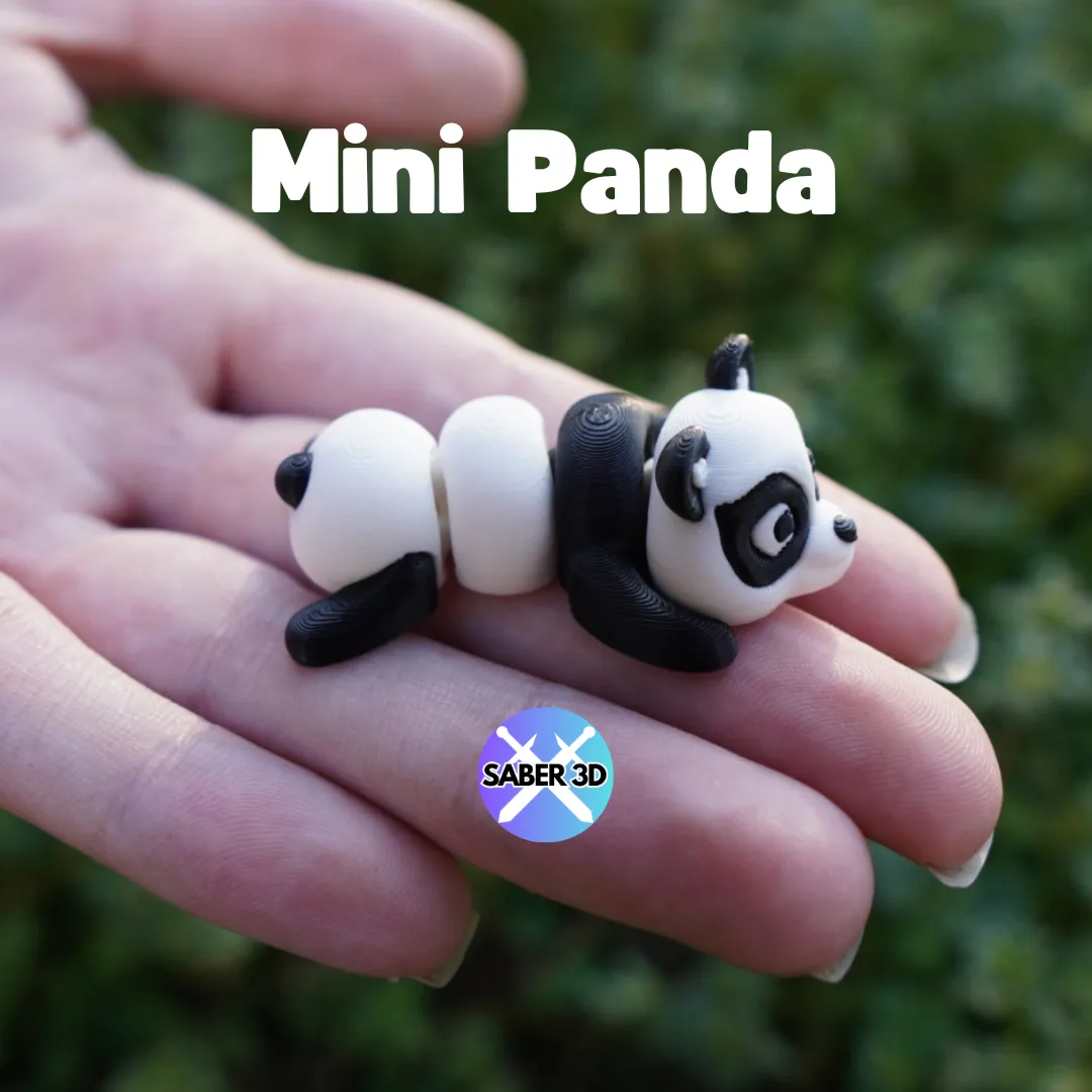 Mini Articulated Panda view 2
