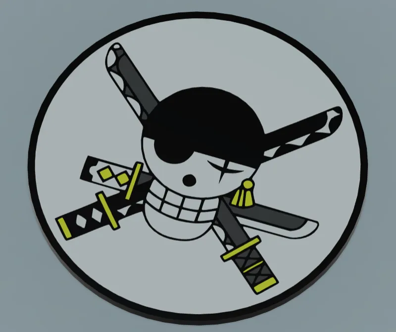 Zoro Jolly Roger Coaster - One Piece