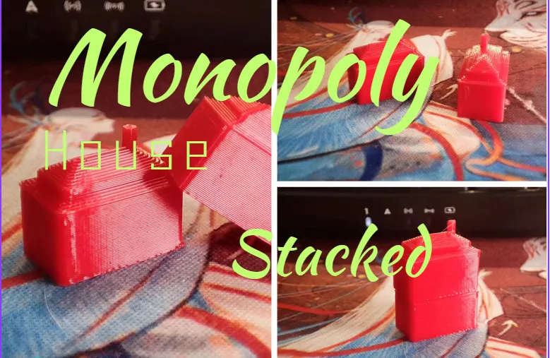 Monopoly Stacked House 大富翁堆叠屋子 