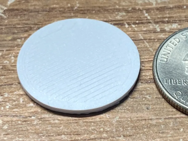 US Quarter (25c) sized Cylinder