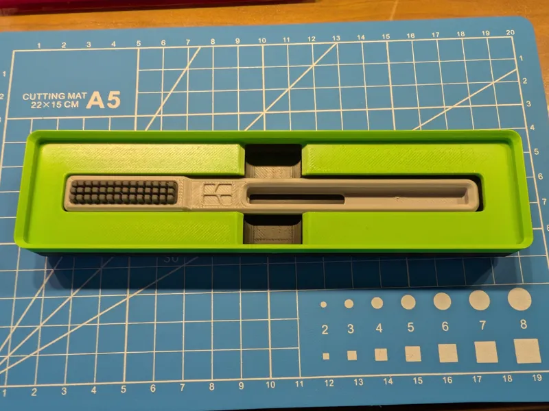 Gridfinity Tray for CTW Nozzle Cleaning Brush