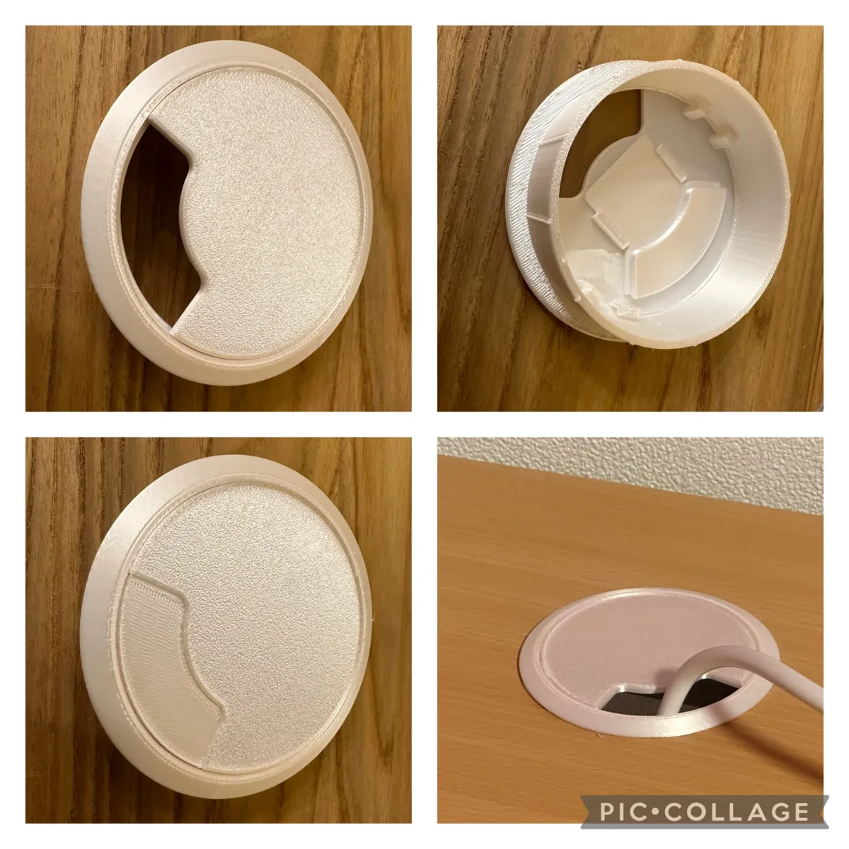Passe-câble de bureau 80mm