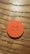 2€ Token: 3 minutes of printing