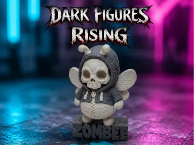Zombiene "Buzzbone" cute Undead Bee Figure