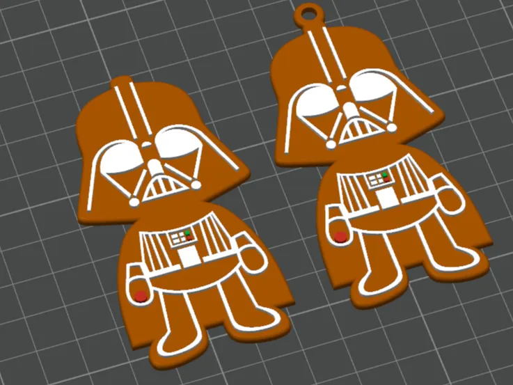 Gingerbread man Darth Vader