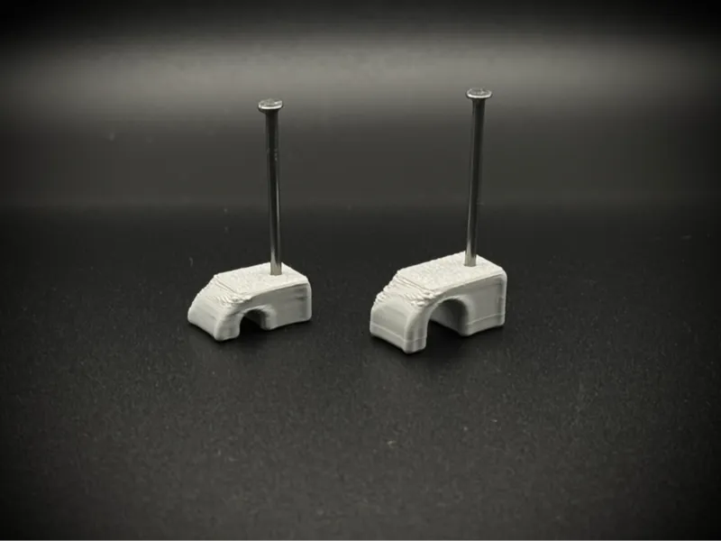Nail cable clips 3.5mm and 6mm