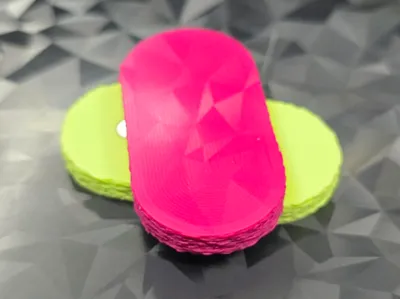 Fidget with bearing and magnets