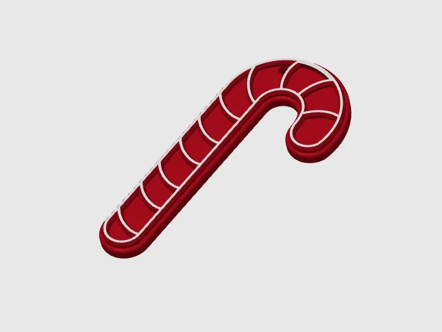 Christmas tree decoration candy cane